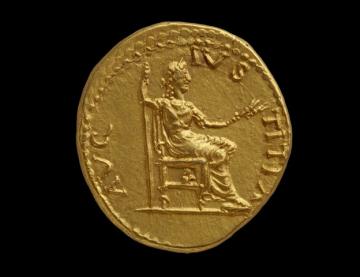 Roman coin from the Ashmolean