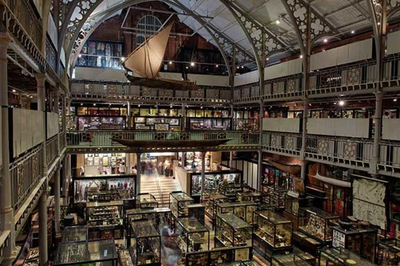 View inside the Pitt Rivers Museum