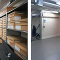Before and after shots of moving out collections in storage