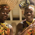 African dance group performing