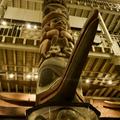 Totem pole at Pitt Rivers Museum