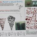 Children's workbook activity sheet featuring drawn patterns