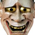 Japanese noh theatre mask