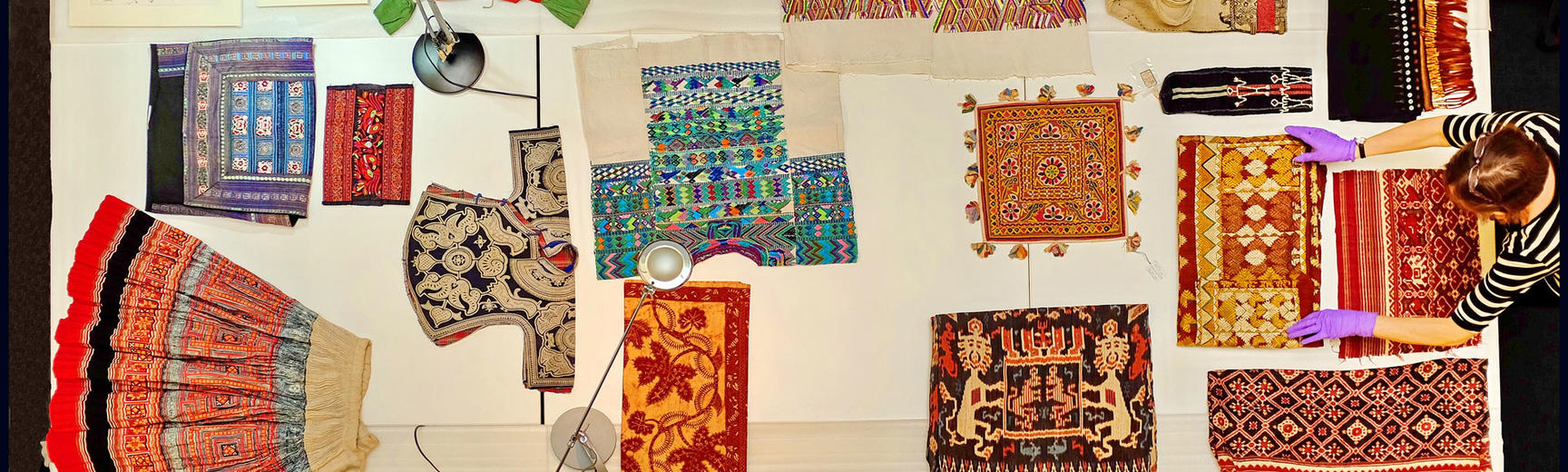 Preparation of textile items for visiting researchers