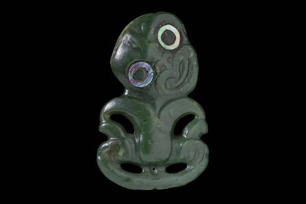 Hei tiki breast ornament, New Zealand.