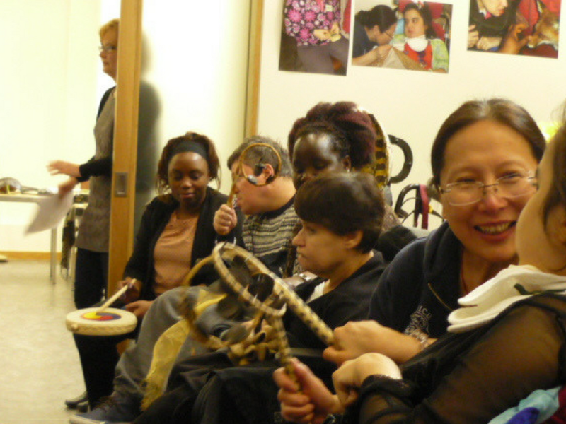 Outreach session with local community group Outreach session with local community group