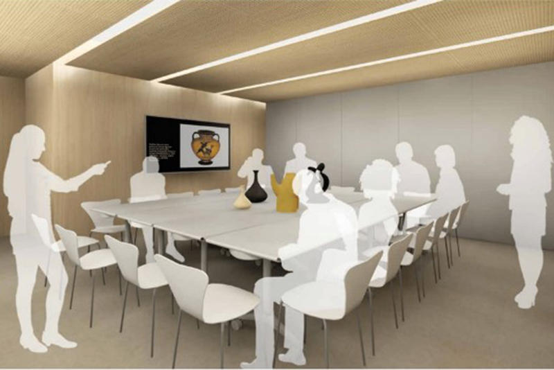 Teaching at the CTRC Artist rendition of a teaching session at the CTRC