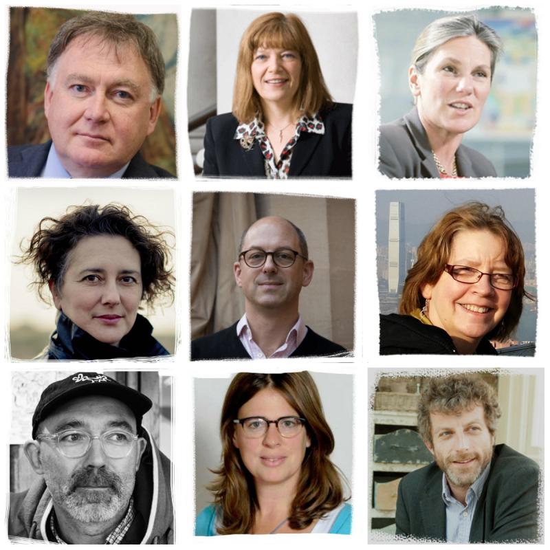 Collage of portraits of Oxford Cultural Leaders faculty