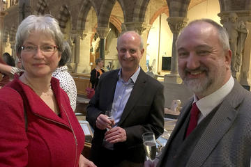 Silke Ackermann, Iain Standen and Steven Parissien during OCL 2017 Silke Ackermann, Iain Standen and Steven Parissien at OCL 2017