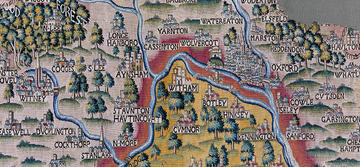 Detail of the Sheldon Tapestry Map
