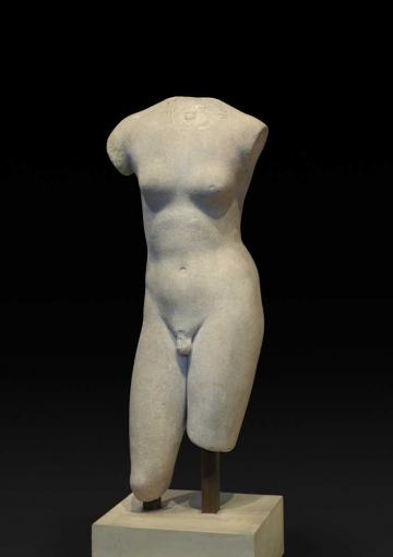 Classical Marble Statue of Hermaphroditus