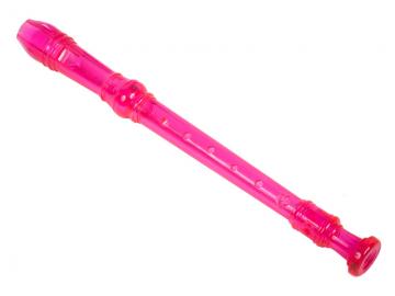 Pink plastic recorder