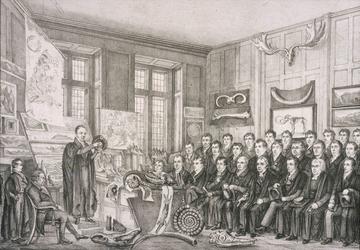William Buckland lecturing William Buckland lecturing