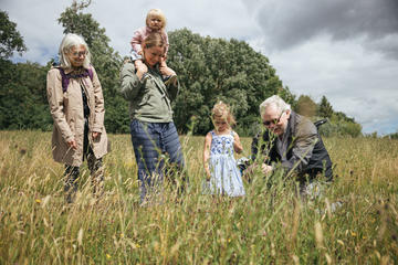 Family at Harcourt Arboretum