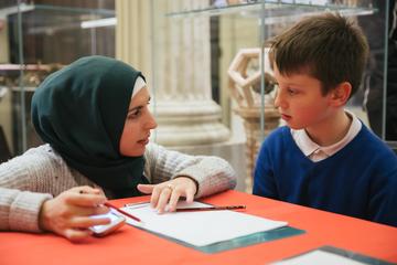 Family-friendly activity at a Multaka event