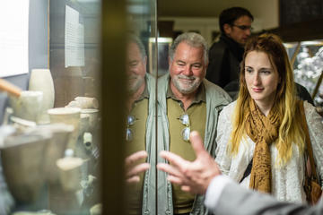 Visitors during a History of Science Museum tour