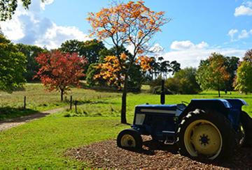 Tractor at Harcourt Arboretum