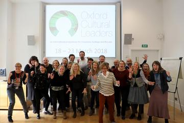 Group photo of Oxford Cultural Leaders 2018 Cohort 