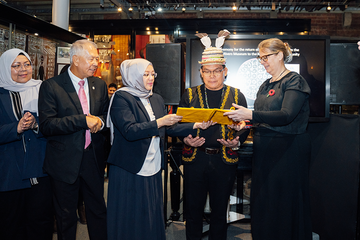 Sarawak Sunhat return ceremony