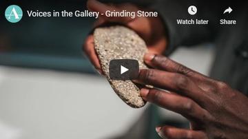 Voices in the Gallery video on Grinding Stone
