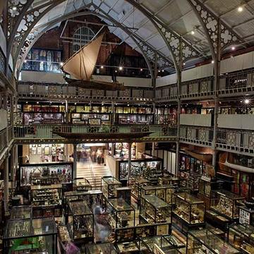 View inside the Pitt Rivers Museum