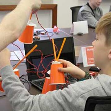 Sensiphone being built at the Bodleian Libraries' Mini Hackathon