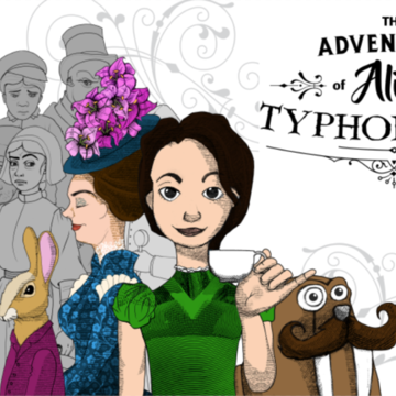 Alice in Typhoidland exhibition poster
