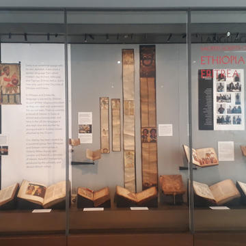 Ethiopia and Eritrea exhibition, Blackwell Hall, Bodleian Libraries, University of Oxford