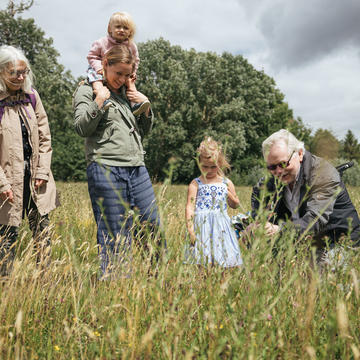 Family trip at Harcourt Arboretum