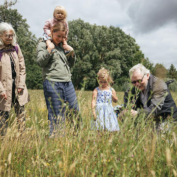 Family trip at Harcourt Arboretum