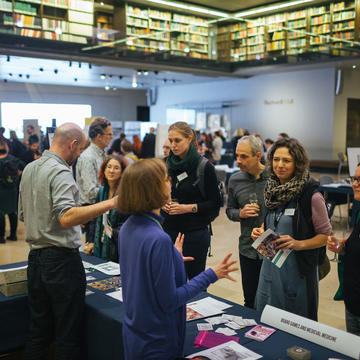 Information fair in Blackwell Hall