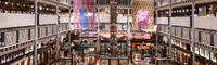 The ground floor of the Pitt Rivers Museum from the entrance