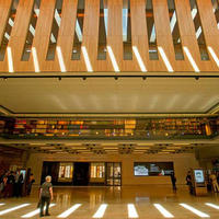 Interior view of Blackwell Hall in the Weston Library